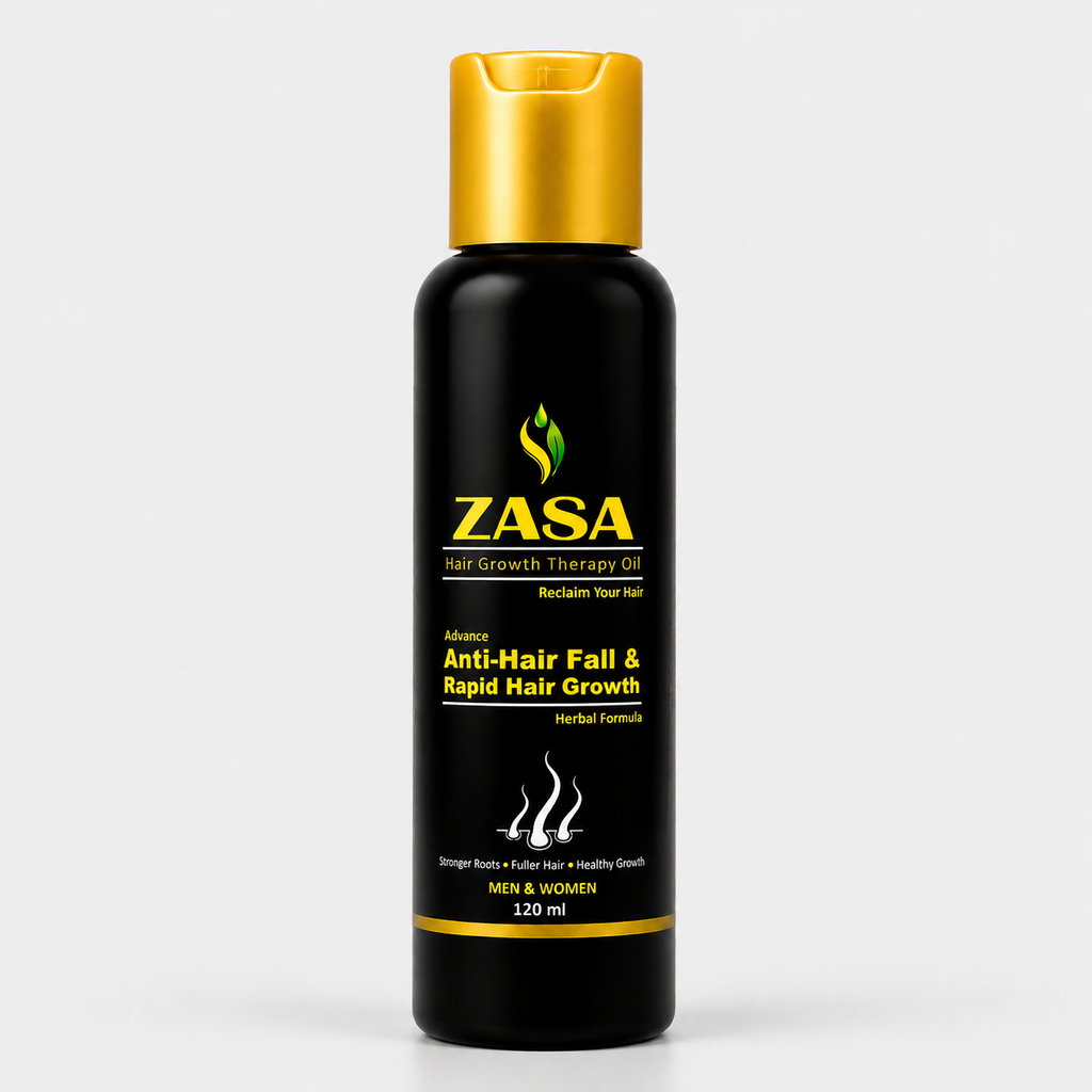 ZASA Herbal Hair Oil – Anti Hair Fall & Rapid Hair Growth Formula for Men & Women | Herbal Hair Care Oil
